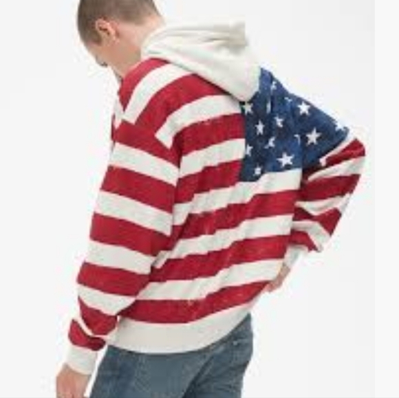 Men's Balmain GAP American Collaboration Hoodie - Picture 7 of 8